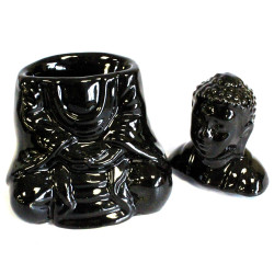 Sediaci Buddha Aroma Lampa - Čierna