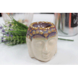 Buddha Aroma Lampa - Krémová & Mätová