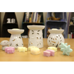 Klasická Biela Aroma Lampa - Vážka