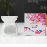 Klasická Biela Aroma Lampa - Kvetinový Vzor