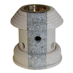 Kamenná Aroma Lampa - Combo Svietnik