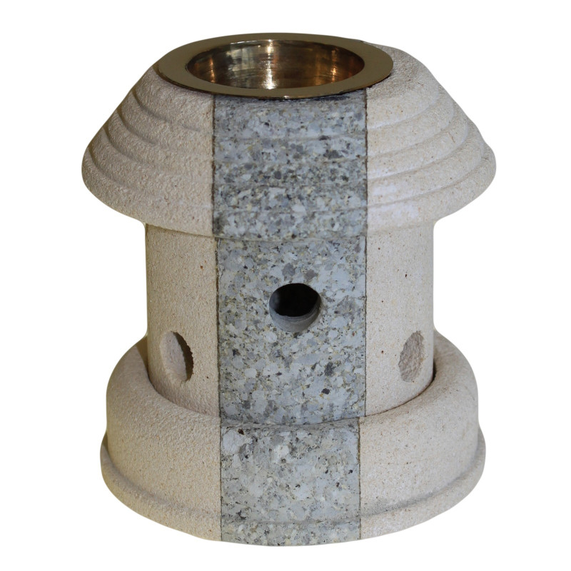 Kamenná Aroma Lampa - Combo Svietnik