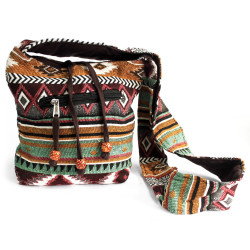 Etno Taška cez Rameno Chocolate