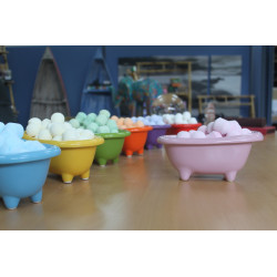 4x Keramická Mini Vanička - Ružová