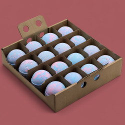 16x Šumivé Bomby Detský Púder