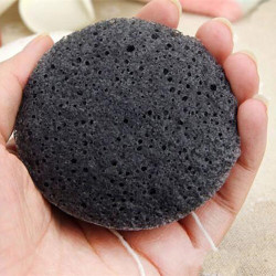 6x Špongia Konjac - Čierna