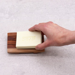 6x Mydelničky z Dreva Zapota - Mriežkové