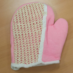 4x Jutová Rukavica - Extra Exfoliačná