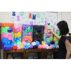 100x Špongie Mix - 4 Farby 40gm