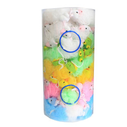 120x Bavlnené Zvieratká - 5 Farieb 27gm