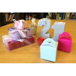 3x No.6 Žulový Svietnik