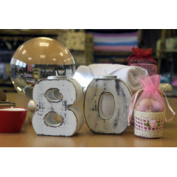 Drevené Vintage Číslo - No.8