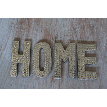 4x Hliníkové Dekoračné Písmená - HOME