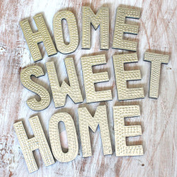 4x Hliníkové Dekoračné Písmená - J