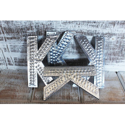 4x Hliníkové Dekoračné Písmená - K