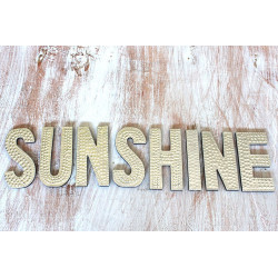 4x Hliníkové Dekoračné Písmená - M