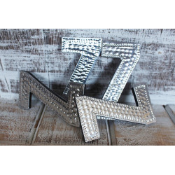 4x Hliníkové Dekoračné Písmená - Z