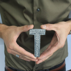 4x Hliníkové Dekoračné Písmená - &