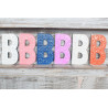 6x Viacfarebné Písmená "B" - 15cm