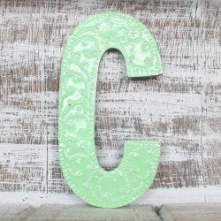 6x Viacfarebné Písmená "C" - 15cm