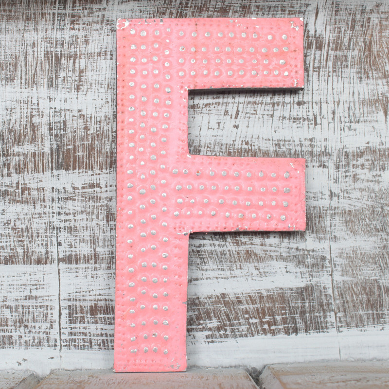 6x Viacfarebné Písmená "F" - 15cm
