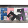 6x Viacfarebné Písmená "F" - 15cm