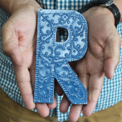 6x Viacfarebné Písmená "G" - 15cm