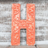6x Viacfarebné Písmená "H" - 15cm