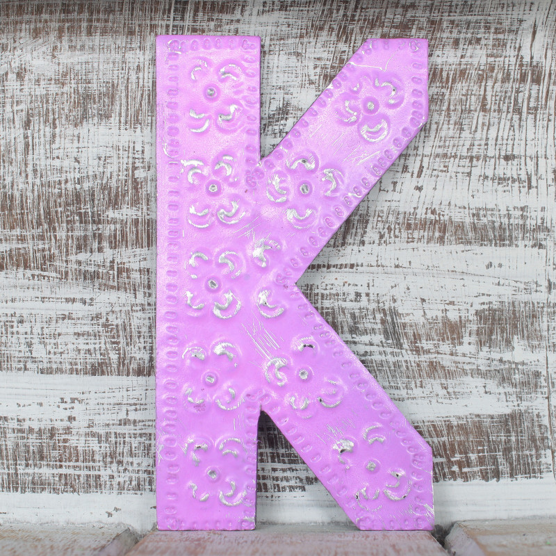 6x Viacfarebné Písmená "K" - 15cm