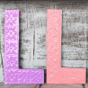 6x Viacfarebné Písmená "L" - 15cm