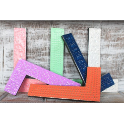 6x Viacfarebné Písmená "L" - 15cm