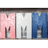 6x Viacfarebné Písmená "M" - 15cm