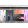 6x Viacfarebné Písmená "M" - 15cm