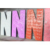 6x Viacfarebné Písmená "N" - 15cm