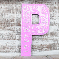 6x Viacfarebné Písmená "P" - 15cm