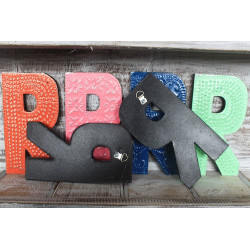 6x Viacfarebné Písmená "R" - 15cm