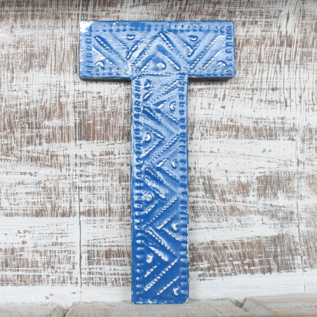 6x Viacfarebné Písmená "T" - 15cm