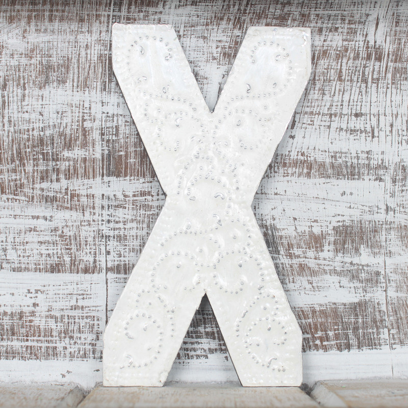 6x Viacfarebné Písmená "X" - 15cm