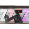 6x Viacfarebné Písmená "Z" - 15cm