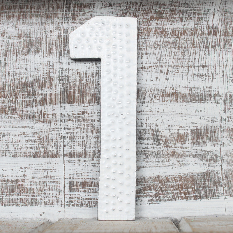 6x Viacfarebné Čísla "1" - 15cm