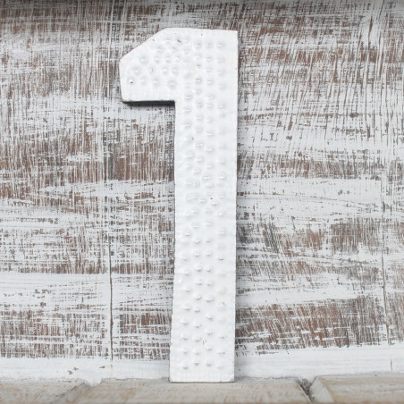 6x Viacfarebné Čísla "1" - 15cm