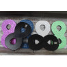 6x Viacfarebné Čísla "8" - 15cm