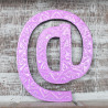 6x Symbol "@" - 15cm