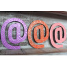 6x Symbol "@" - 15cm