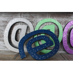 6x Symbol "@" - 15cm