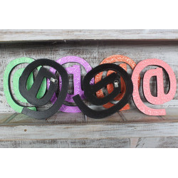 6x Symbol "@" - 15cm