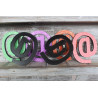 6x Symbol "@" - 15cm