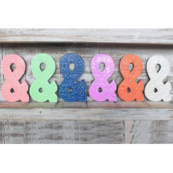 6x Symbol "&" - 15cm