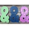 6x Symbol "&" - 15cm