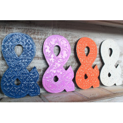 6x Symbol "&" - 15cm